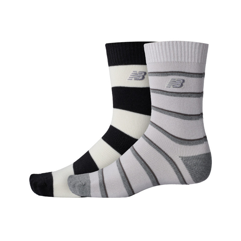 Retro Stripe Crew Socks 2 Pack