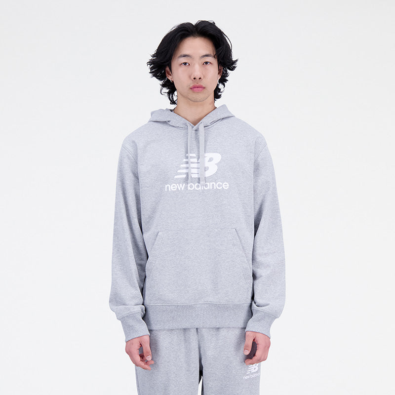 Essentials Stacked Logo French Terry Hoodie