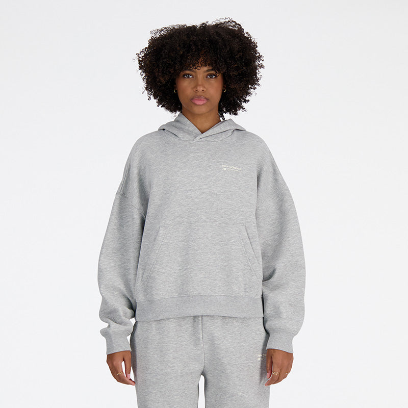 Linear Heritage Brushed Back Fleece Hoodie