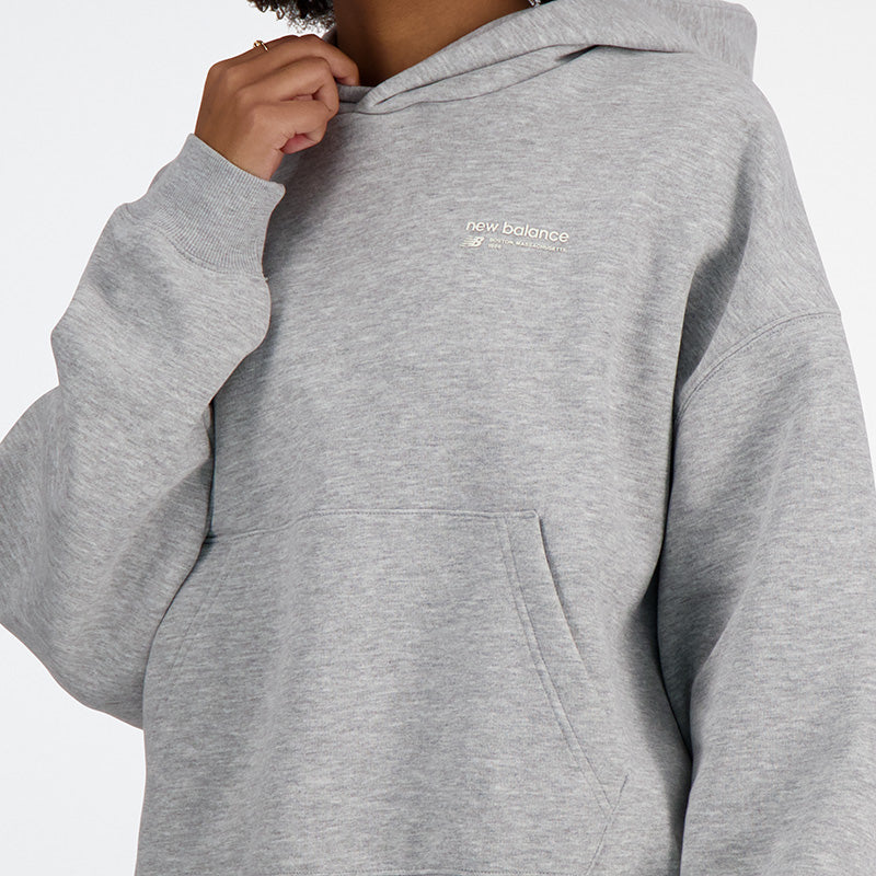 Linear Heritage Brushed Back Fleece Hoodie