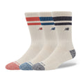 Active Premium Stripe Crew Socks 3 Pack
