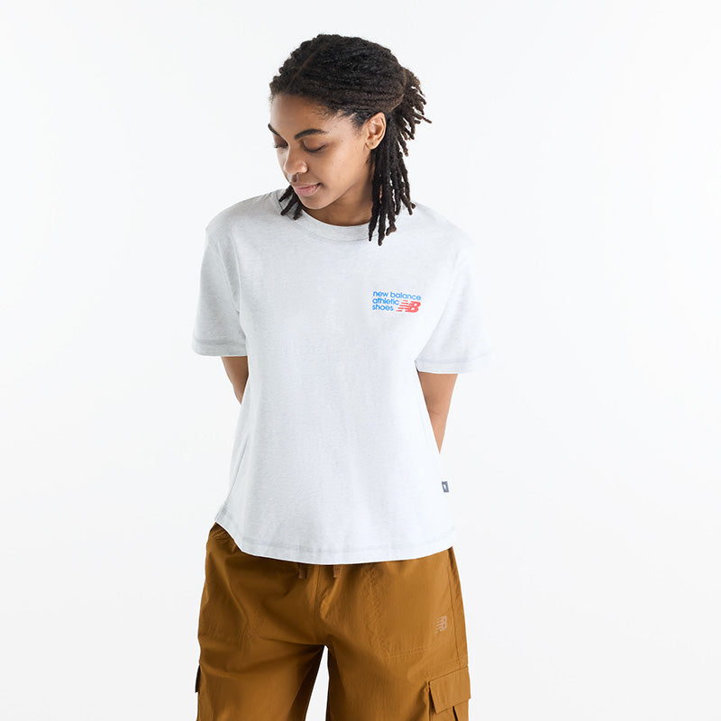 Athletics Premium Logo Hip Length Relaxed T-Shirt