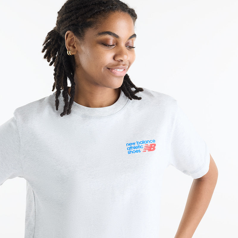 Athletics Premium Logo Hip Length Relaxed T-Shirt