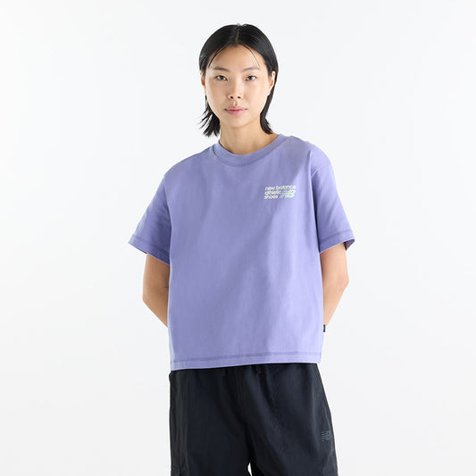 Athletics Premium Logo Hip Length Relaxed T-Shirt