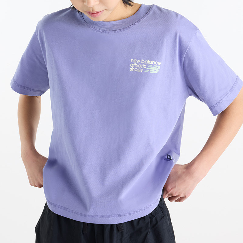 Athletics Premium Logo Hip Length Relaxed T-Shirt