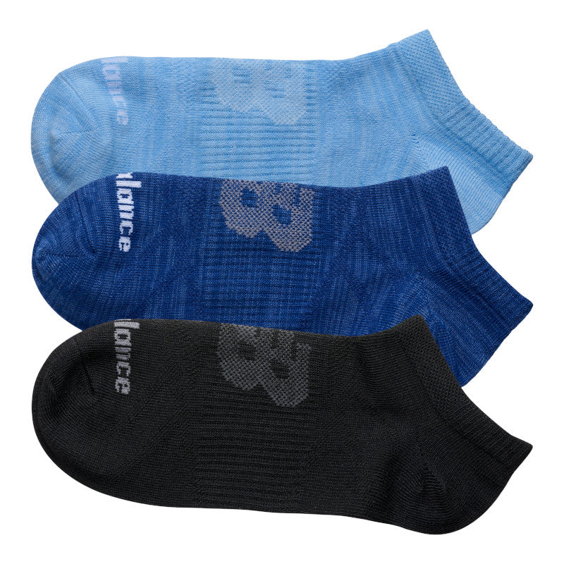 Flat Knit No Show Socks 3 Pack