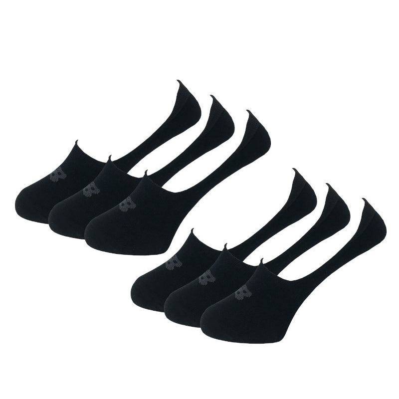 Performance Cotton Unseen Liner Socks 6 Pack